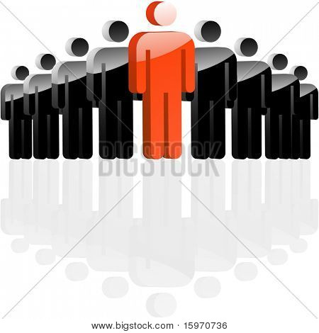 Teamarbeit-Konzept. Vektor-Illustration.