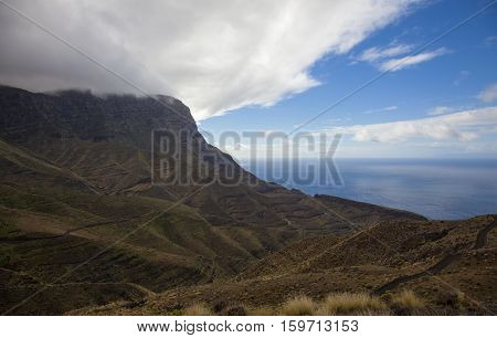 Gran Canaria, Steep Cliffs Of North West Coast