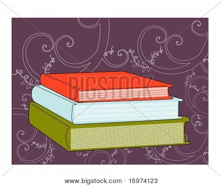 boeken terug naar school vector