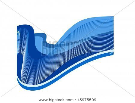 astratto di linee blu