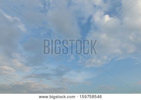 Bright dawn over Mediterranean Sea,sky in thailand.