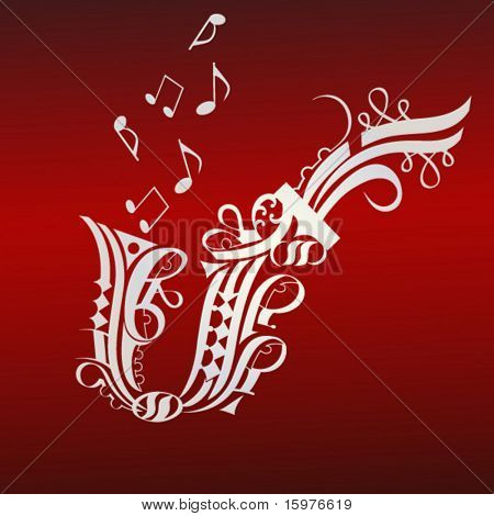 díszes design sorozat kürt