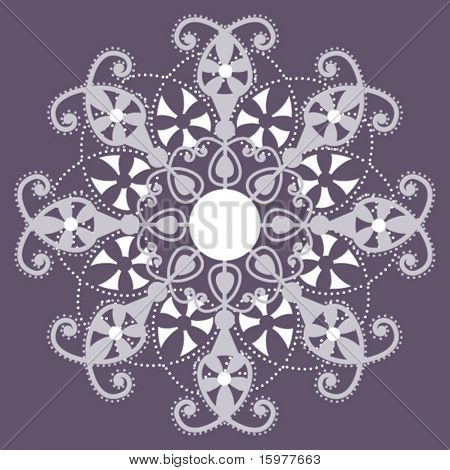 pizzo fiocchi di neve/fiori 2 di 3