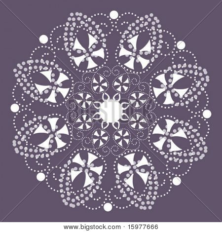 pizzo fiocchi di neve/fiori 3 di 3