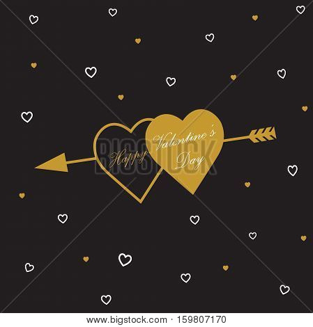 Vectror eps10 illustrations and typography elements.  Valentines day set. I love you vector icon. 14 february.