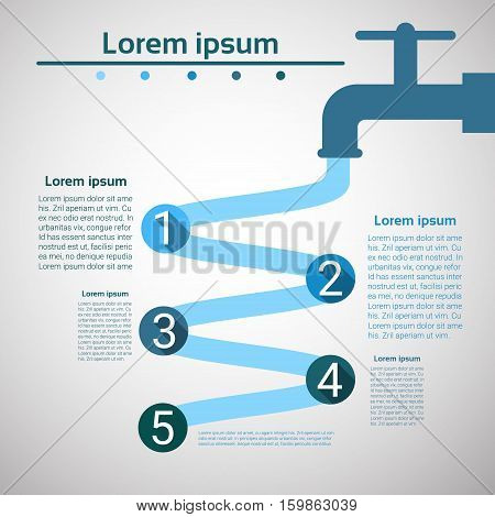 Graph Set Finance Infographic Icon Financial Business Chart Flat Vector Illustration