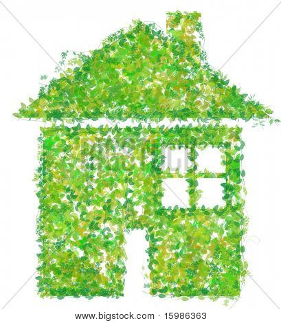 groen ecologisch huis