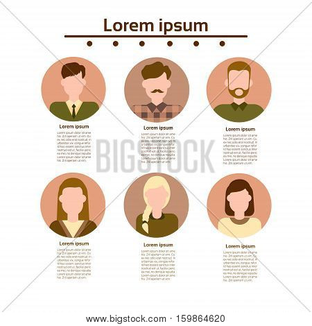 Graph Set Human Resources Infographic Icon Business Network Chart Flat Vector Illustration
