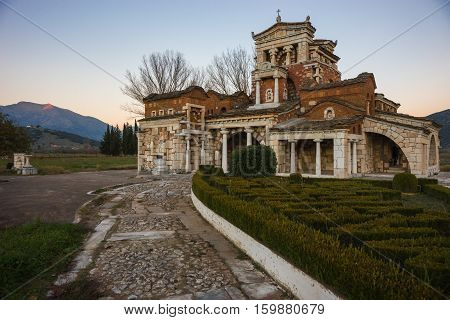 Church At Ancient Mantineia, Arcadia, Peloponnese, Greece