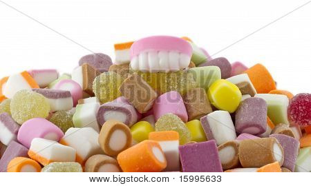 Teeth On Dolly Mixture