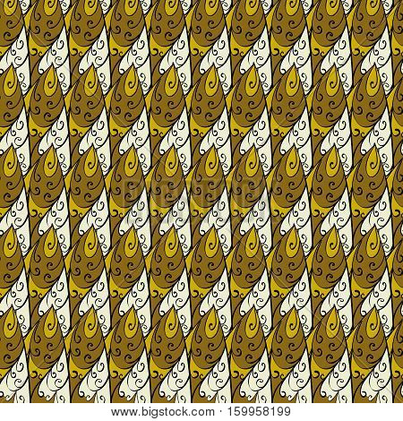 Cartoon Hand-drawn Doodles.seamless Pattern. Colorful Detailed With Lots Of Objects Vector Backgroun