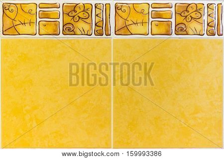 Interior Or Kitchen Bathroom Wall Ceramic Tiles Decorative Liner Border.