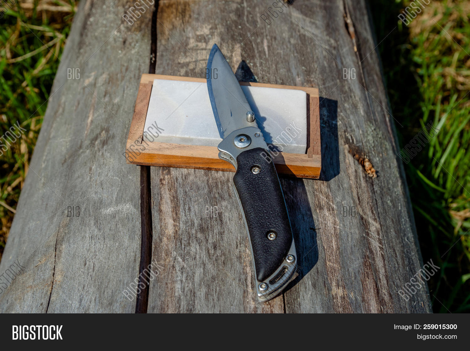 Sharp Knife Grindstone Image & Photo (Free Trial) Bigstock