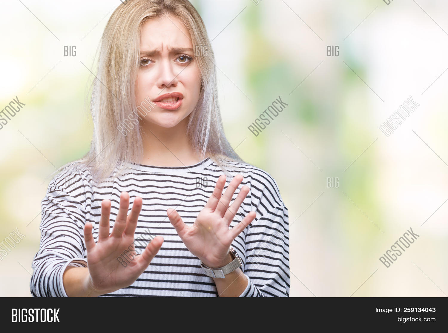 young blonde woman image photo free trial bigstock