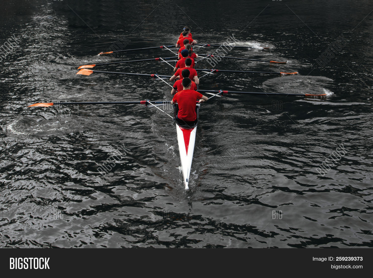 Rowers Rowing Dark Image & Photo (Free Trial) Bigstock