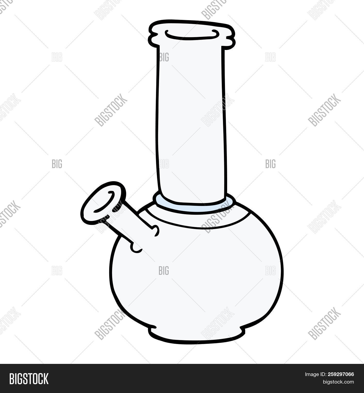 Cartoon Doodle Bong Image Photo Free Trial Bigstock