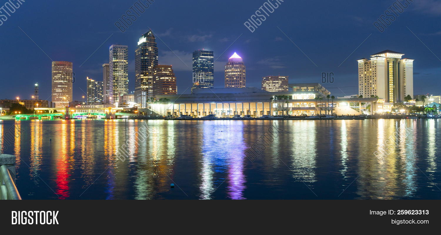 Night Falls Lights Image Photo Free Trial Bigstock
