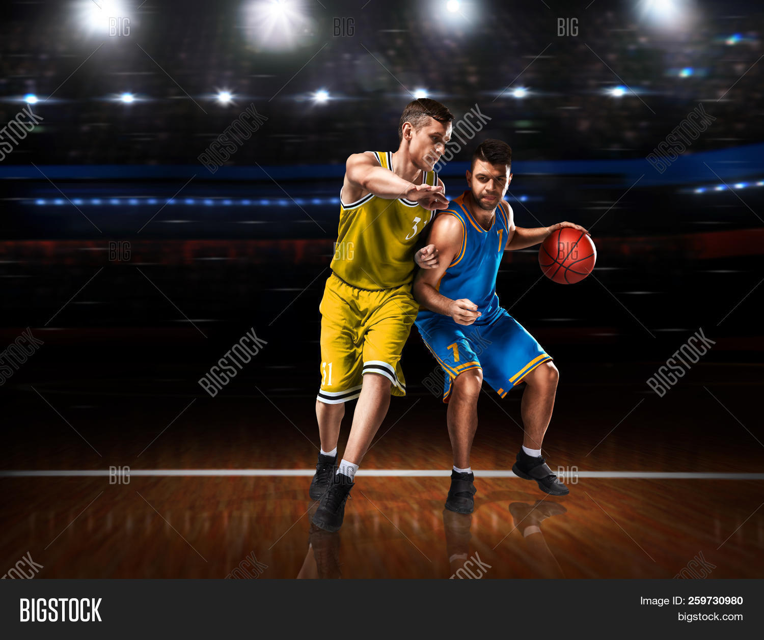 Two Basketball Players Image & Photo (Free Trial) | Bigstock
