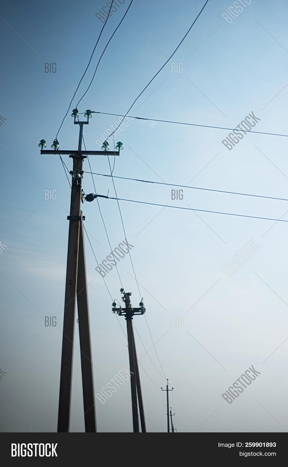 Electric Poles High Image & Photo (Free Trial) Bigstock