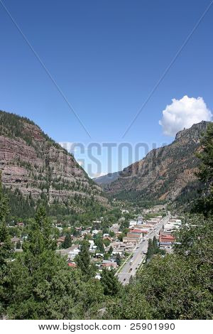 kleine Stadt Ouray in colorado