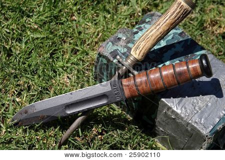 kniv og skarphed stål