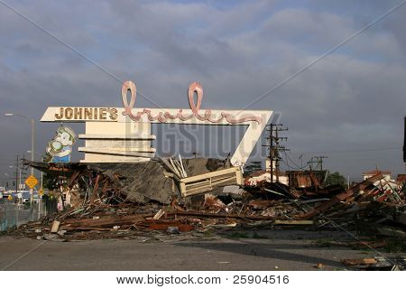 parrilla de Johnies 1950 ser destruido después de 40 años