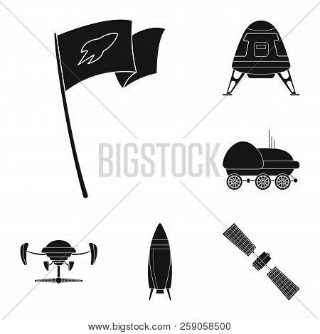 Vector Illustration Of Mars And Space Icon. Collection Of Mars And Planet Stock Vector Illustration.