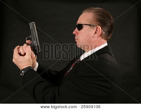 ett secret service agent koncept