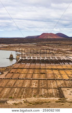La Hoya, Spain - December 15, 2017: Janubio Salt Mines On December 15, 2017, Near The Village Of La 
