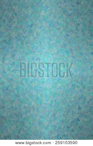 Abstract Illustration Of Vertical Wintergreen Impressionist Oil Painting Background, Digitally Gener