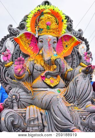 Anaipatti, Tamilnadu - India - September 15 2018: Ganesha Festival