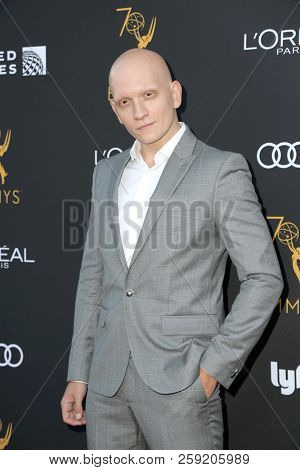 LOS ANGELES - SEP 15:  Anthony Carrigan at the Television Academy Honors Emmy Nominated Performers at the Wallis Annenberg Center for the Performing Arts on September 15, 2018 in Beverly Hills, CA