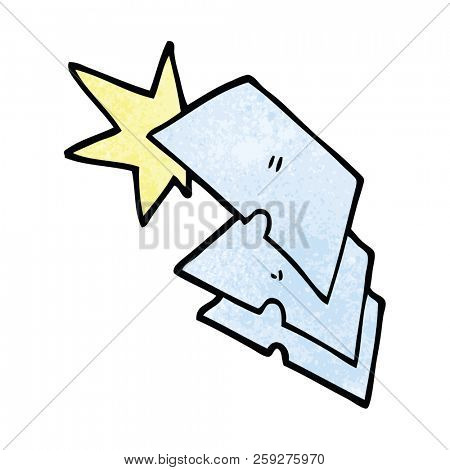 cartoon doodle shiny razorblades