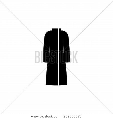 Coat Icon On White Background. Clothing Or Clothes Or Fashion For Man Woman Icon Vector Illustration