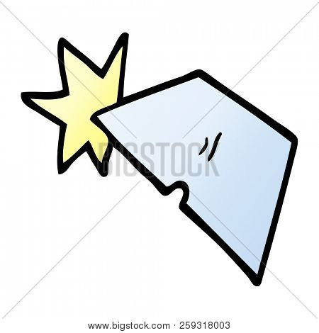 cartoon doodle shiny razorblades