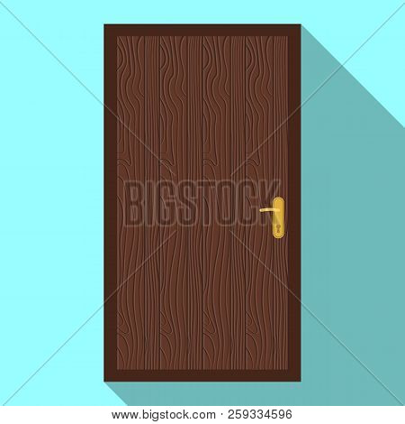 Vector Illustration Of Door And Front Sign. Collection Of Door And Wooden Vector Icon For Stock.