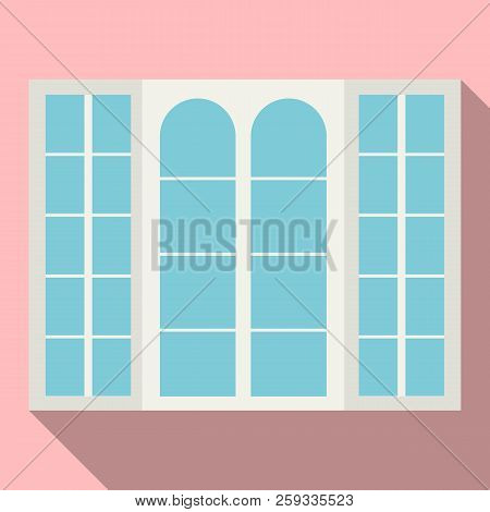 Vector Illustration Of Door And Front Symbol. Set Of Door And Wooden Vector Icon For Stock.