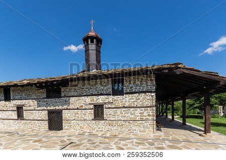 Tryavna, Bulgaria - July 6, 2018:  Medieval Church Of St. Archangel Michael In Historical Town Of Tr