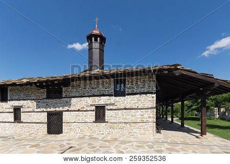 Tryavna, Bulgaria - July 6, 2018:  Medieval Church Of St. Archangel Michael In Historical Town Of Tr