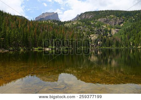Bear Lake, Rocky Mountain National Park In Colorado, Usa.