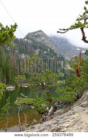 Dream Lake In The Rocky Mountain National Park, Colorado, Usa