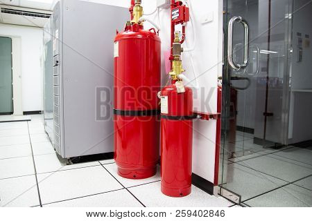 Data Center Room Bangkok Thailand:- August 6, 2018:- Fm-200 Suppression Systems, Fm200 Gas Flooding 