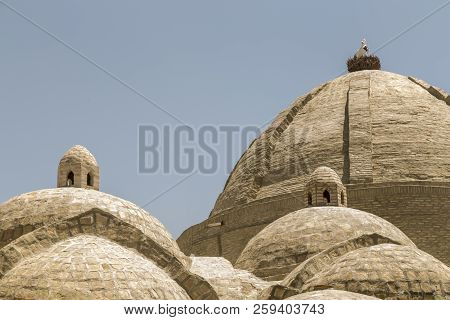 Toki Zargaron, Ancient Trading Domes In Bukhara - Uzbekistan. Central Asia.
