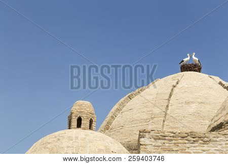 Toki Zargaron, Ancient Trading Domes In Bukhara - Uzbekistan. Central Asia.
