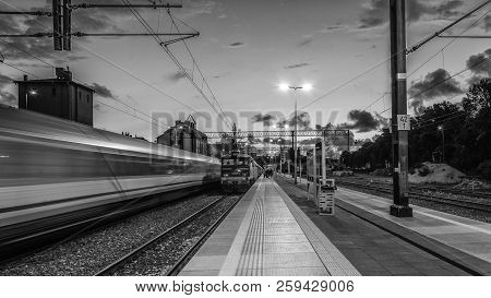 Train Sunset