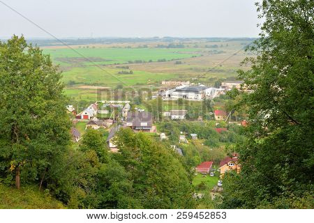 View From The Hill To The Village On Duderhof Heights, Russia.