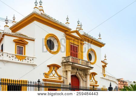 Maestranza in Sevilla, Spain (The Plaza de toros de la Real Maestranza de Caballeria)