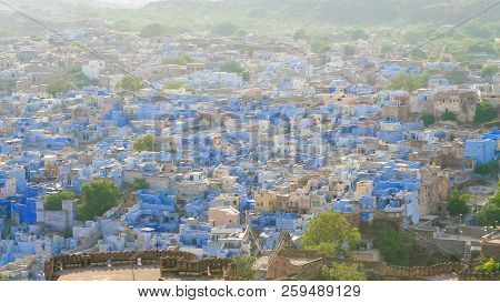 Blue Houses Of Jodhpur, Rajasthan, India