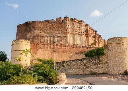 Mehrangarh Or Mehran Fort In Jodhpur, Rajasthan, India