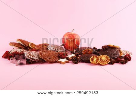 Typical German Gingerbreads Such As Lebkuchen And Aachener Printen